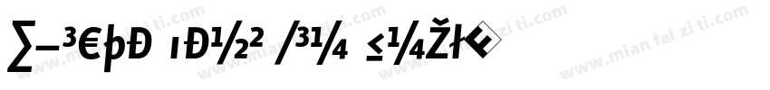 Eureka Sans Pro Bold字体转换